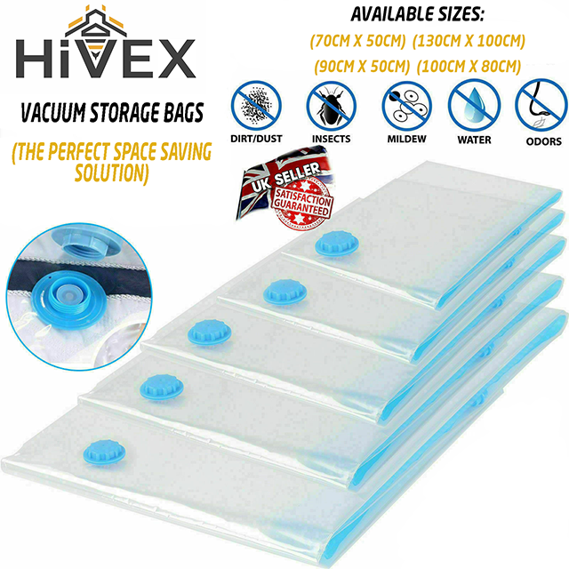 Vacuum Bag 8/4/2 PACK Package Vacuum Storage Bags Space Saver for