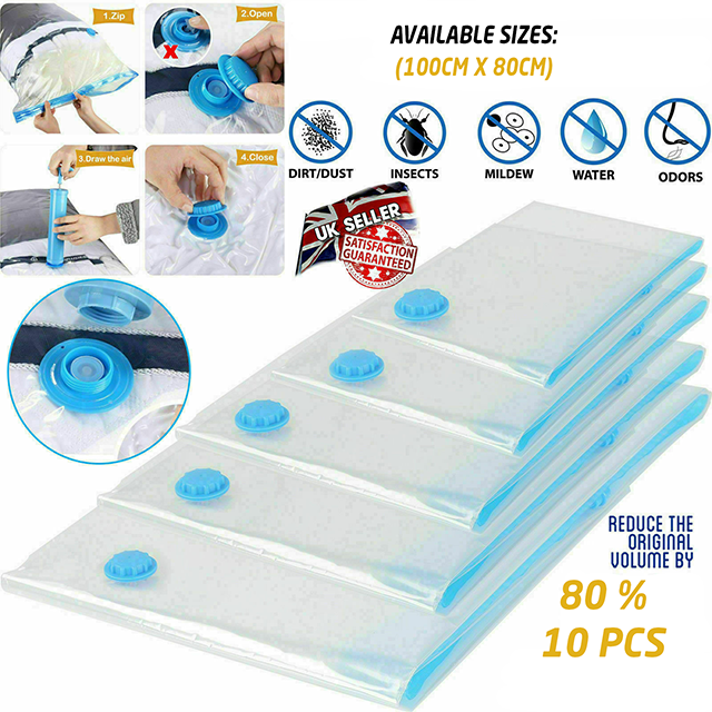 Strong Reusable Vacuum Bags 80cm x 100cm – HLO Extraction