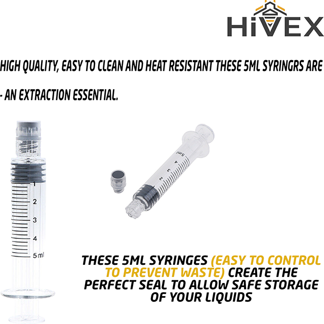 5ml Glass Syringe with Luer Lock Cap